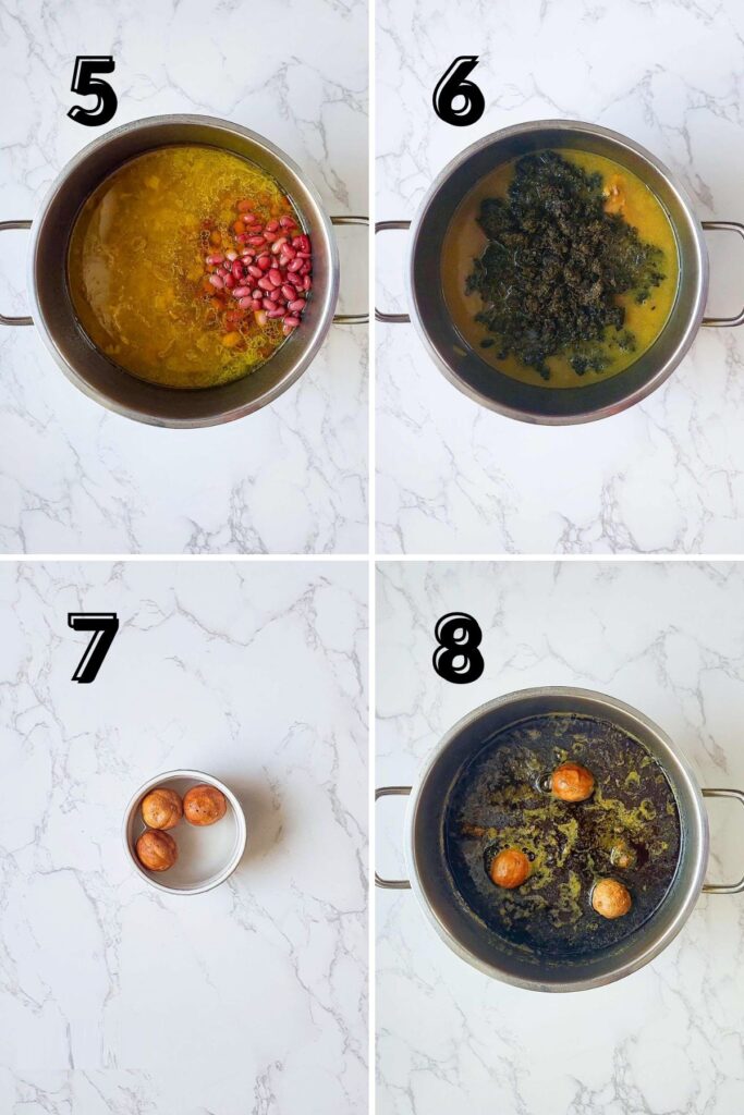 ریشه Ghormeh Sabzi Step 5 to 7